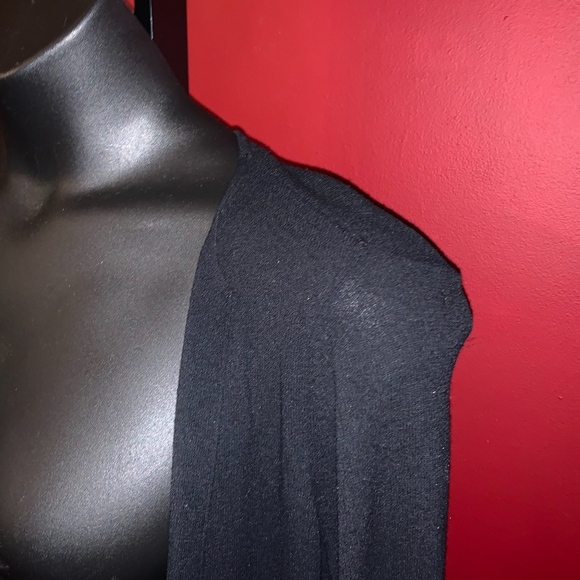 INC BLACK OPEN CARDIGAN SIZE S - Picture 4 of 5